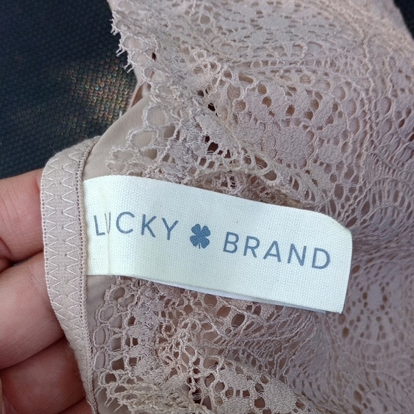 Lucky Brand Lace Bandeau - Cream - Picture 2 of 16